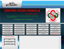 Tablet Screenshot of centrostudivignola.it